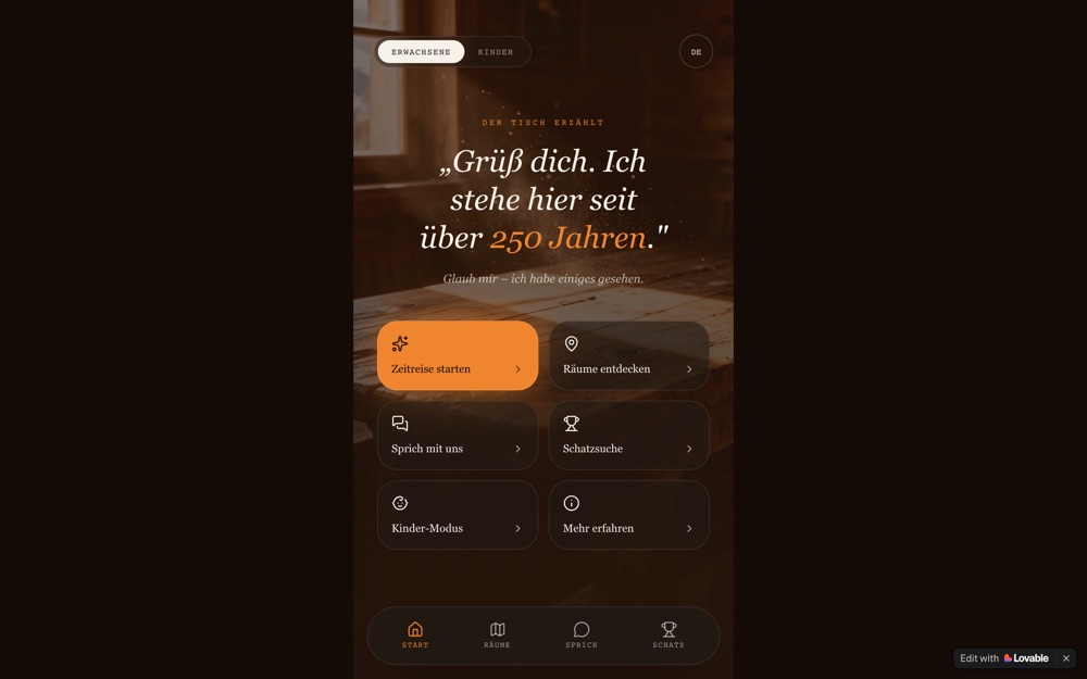musealive — KI-Prototyp mit Lovable aus AI Collective Innsbruck Buildathon