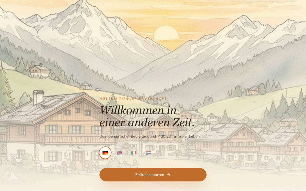 Tiroler Bauernhöfe — KI-Prototyp mit Lovable aus AI Collective Innsbruck Buildathon